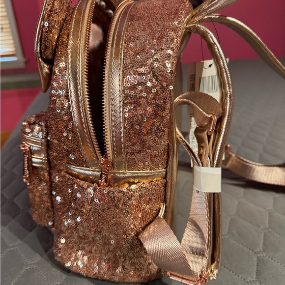 Disney Minnie Rose Gold Loungefly! NWT! main image 6